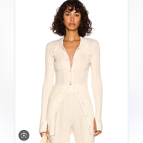 Remain Birger Christensen Sweaters - Remain Birger Christensen Kulia knit cardigan ivory